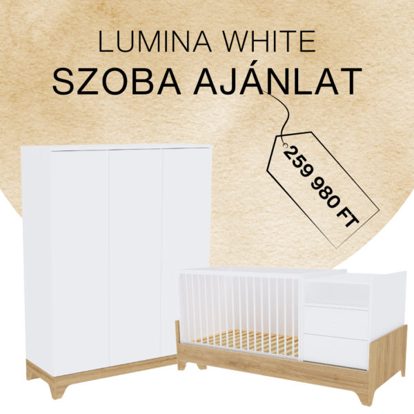 Lumina White Nursery Set