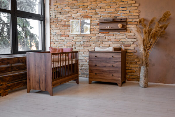 Nest Walnut átalakítható 140-es babaágy - Image 11