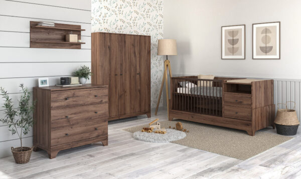 Nest Walnut 3 osztású szekrény - Image 6