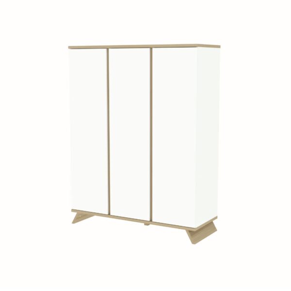 Sienna White 3 osztású szekrény