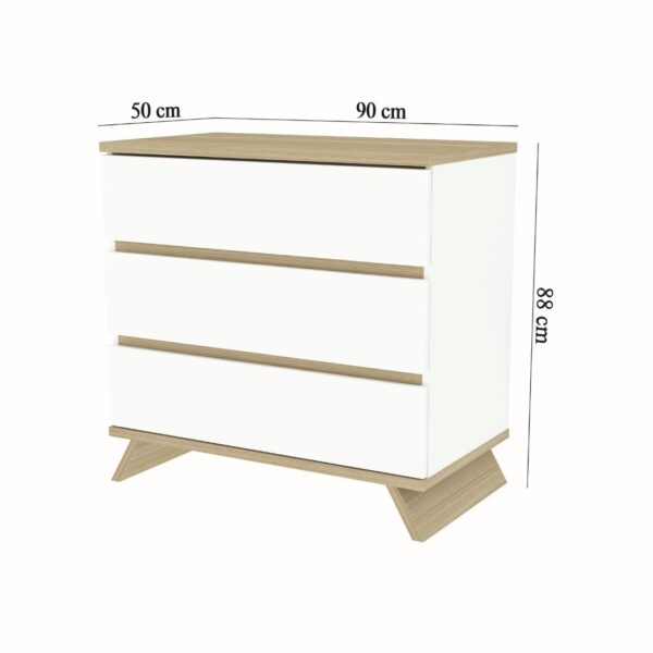 Sienna White komód + pelenkázó toldalék - Image 2