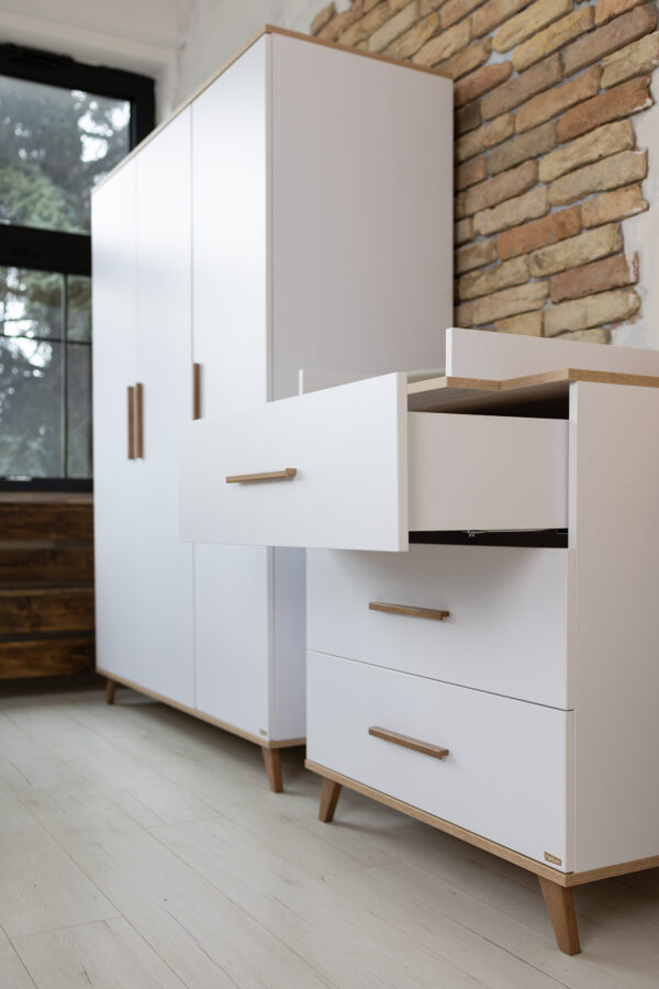 FLIP White & Oak Komód - Image 4