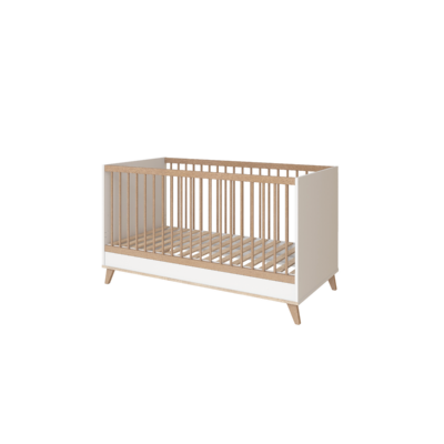 FLIP White & Oak átalakítható 140-es babaágy