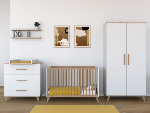 FLIP White & Oak 120-as babaágy - Image 4