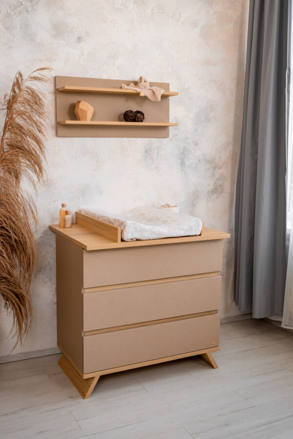 Sienna Cappuccino komód + pelenkázó toldalék - Image 6