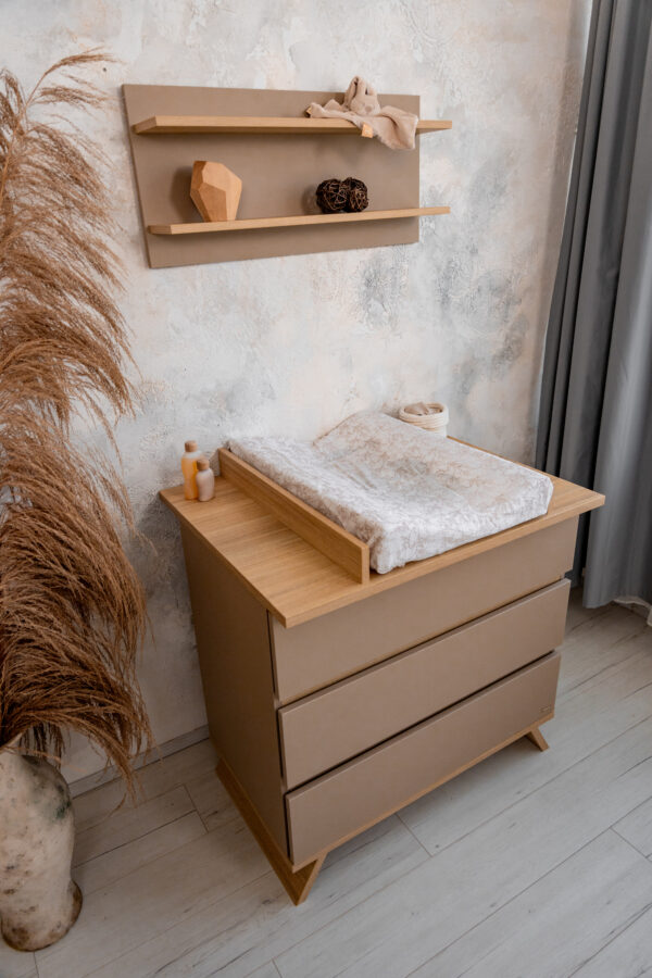 Sienna Cappuccino komód + pelenkázó toldalék - Image 7