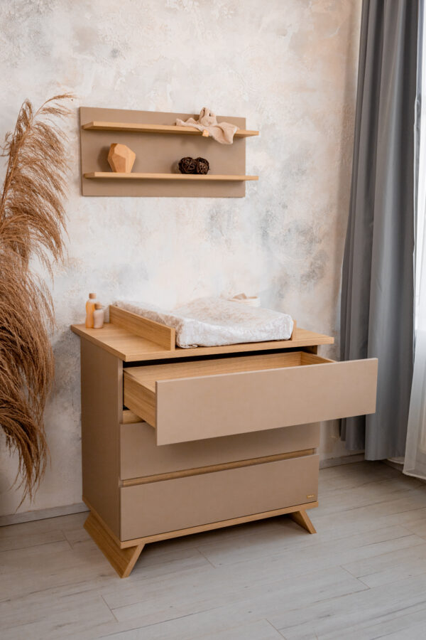 Sienna Cappuccino komód + pelenkázó toldalék - Image 5