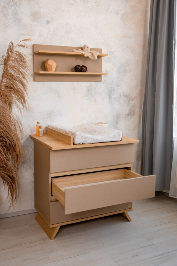 Sienna Cappuccino komód + pelenkázó toldalék - Image 4