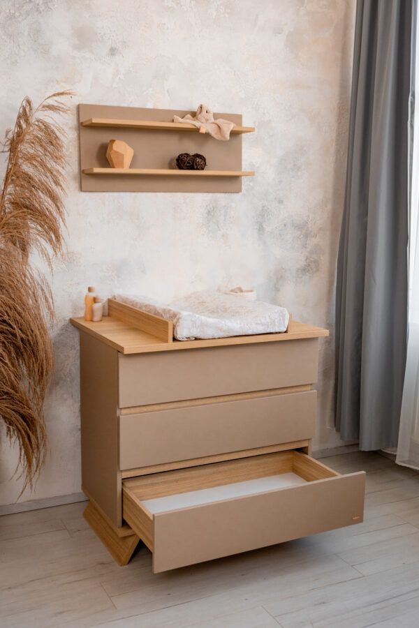 Sienna Cappuccino komód + pelenkázó toldalék - Image 3