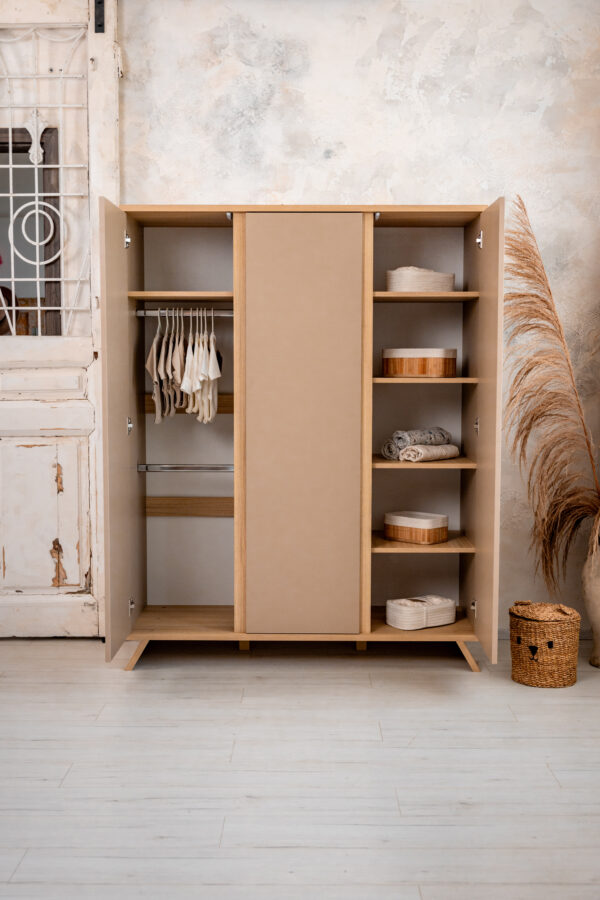 Sienna Cappuccino 3 osztású szekrény - Image 6