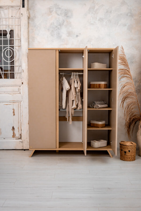 Sienna Cappuccino 3 osztású szekrény - Image 8