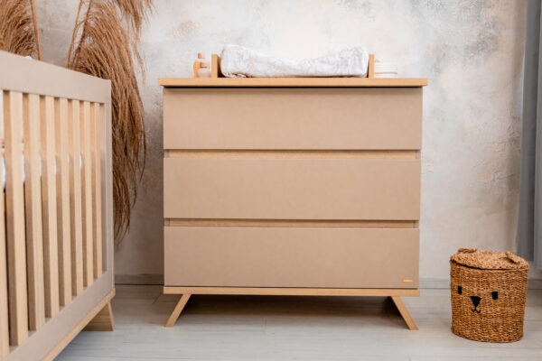 Sienna Cappuccino komód + pelenkázó toldalék - Image 2