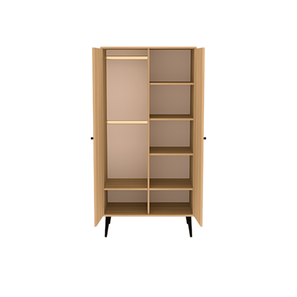 Calma Oak 2 osztású szekrény (újracsomagolt termék) - Image 3