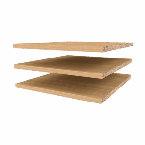 Calma Oak Wardrobe Shelf Set