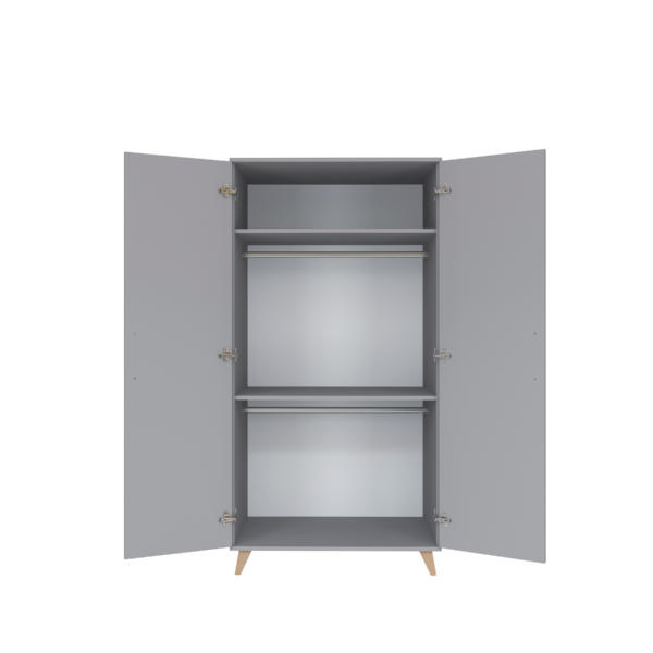 Flip Grey 2 osztású szekrény - Image 2